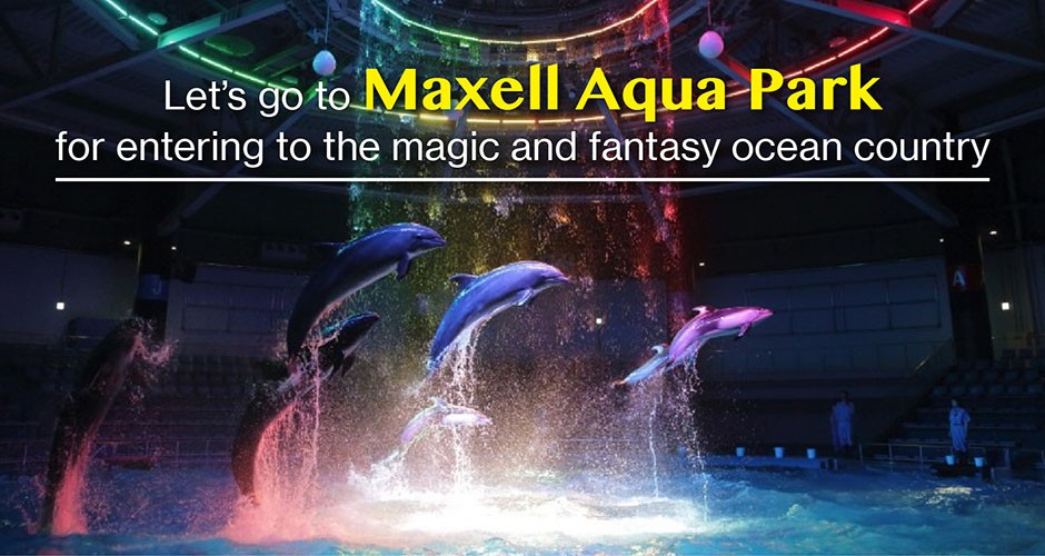 Let’s go to Maxell Aqua Park for entering to the magic and fantasy ocean country~